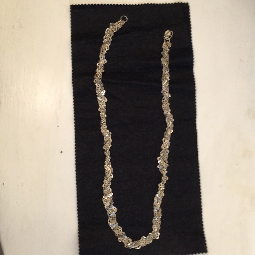 Lisa Levine Multi-strand Woven Chain Necklace